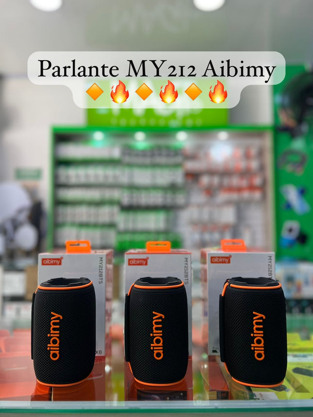 Parlante Bluetooth Portátil Aibimy MY212 | Sonido Compacto y Resistente