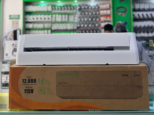 Aire Acondicionado 115v Inverter Premium 12.000 BTU | Ahorro del 60% y Enfriamiento Rápido