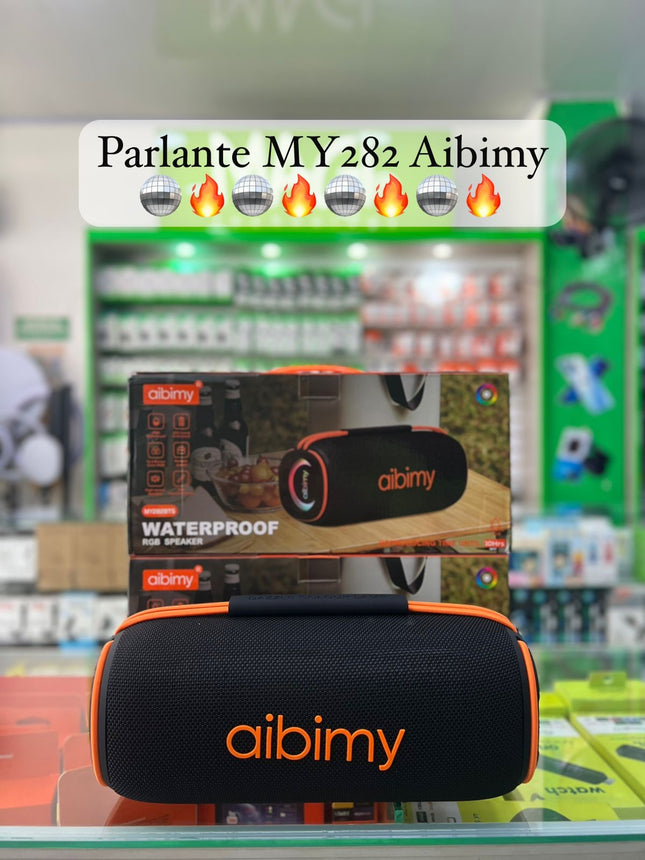 Parlante Bluetooth Aibimy MY282 | Speaker Waterproof con Iluminación RGB
