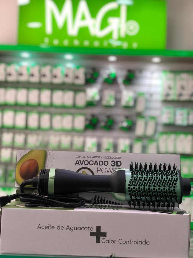 Cepillo Secador Profesional Aguacate 3D 3 velocidades (2000W)