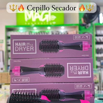 Cepillo Secador Voluminizador 3 en 1 | Seca, Alisa y Da Cuerpo a tu Cabello