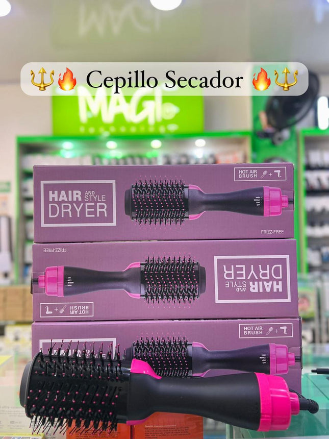 Cepillo Secador Voluminizador 3 en 1 | Seca, Alisa y Da Cuerpo a tu Cabello