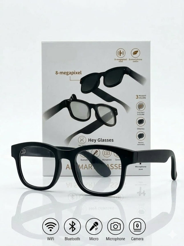 Gafas Inteligentes AI Smart Glasses | Cámara 8MP y Conexión Inalámbrica