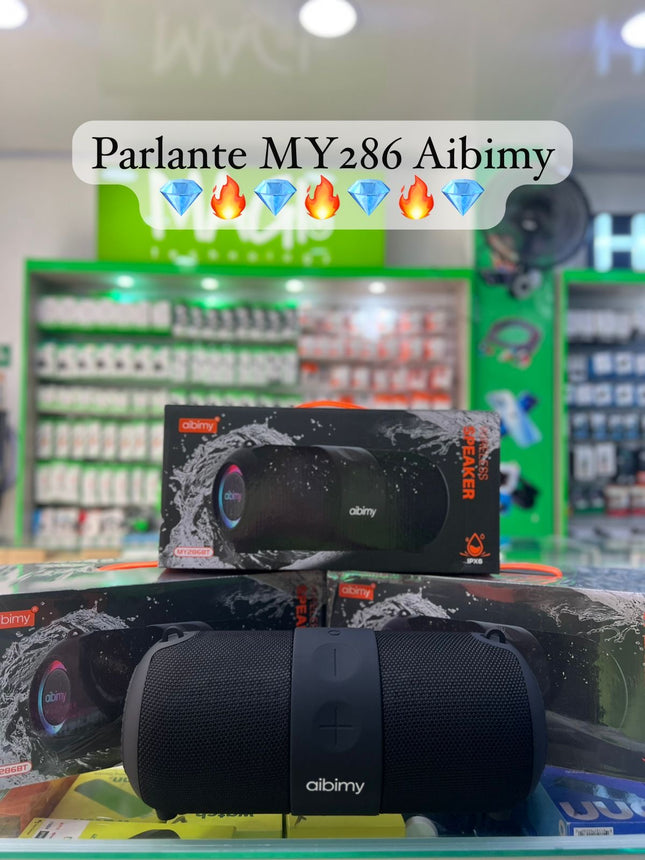 Parlante Bluetooth Aibimy MY286 | Sonido Envolvente de Alta calidad y Diseño Premium
