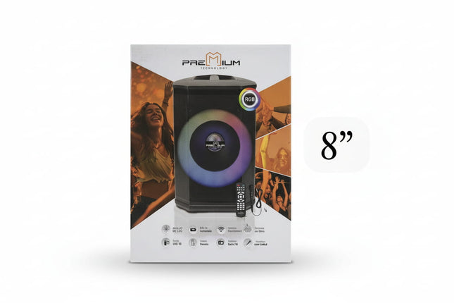 CABINA PROFESIONAL PREMIUM 8” | MÁXIMA POTENCIA Y AUTONOMÍA