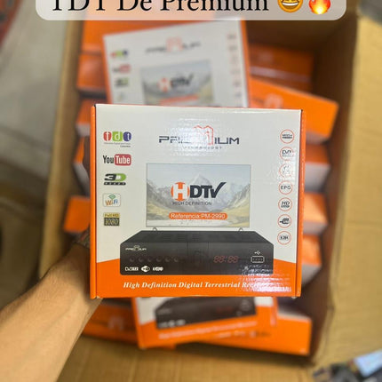 Decodificador TDT Premium HD | Conexión Wi-Fi, YouTube y Grabación USB