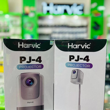 Proyector Smart Harvic PJ-4 | Alta Luminosidad con Soporte de Altura Ajustable y Android