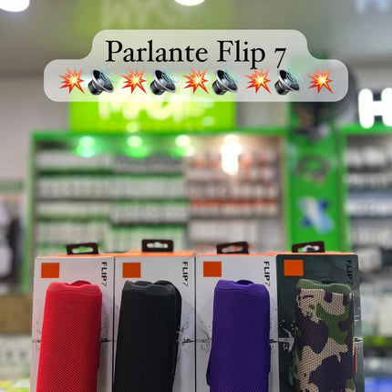 Parlante Bluetooth Flip 7 - Sonido de Alta Fidelidad y Resistencia al Agua