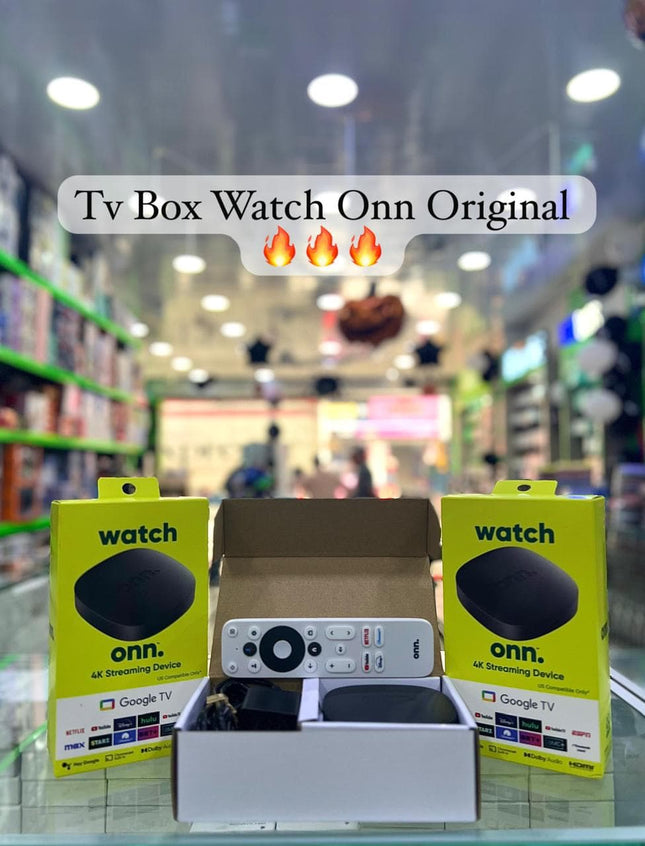 Onn 4K Streaming Device | Smart TV Box Original con Google TV